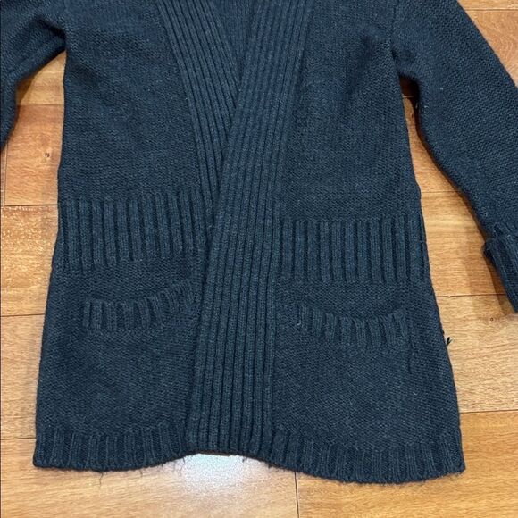 Vince Black Women's Bergdorf Goodman Cardigan Open Front Sweater Size S - Picture 4 of 8